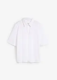 Polo en viscose mélangée à épaulettes, bonprix