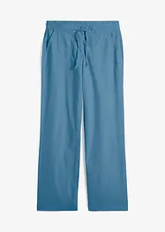Pantalon large en lin mélangé, bonprix