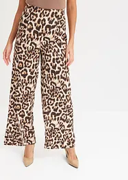 Pantalon fluide en satin brillant, bonprix