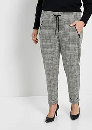 Joli pantalon taille extensible à carreaux Prince de Galles, bonprix
