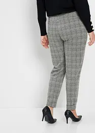 Joli pantalon taille extensible à carreaux Prince de Galles, bonprix