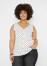 Top avec patte de boutonnage, bonprix