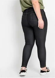 Legging aspect jean avec bas de jambes zippés, bonprix