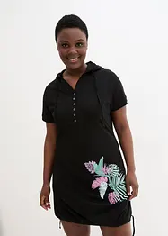 Robe T-shirt en coton, manches courtes, bonprix