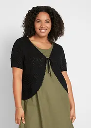 Boléro court en crochet, bonprix