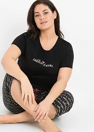 Pyjama corsaire 100% coton, bonprix
