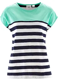 T-shirt en fil flammé, manches courtes, bonprix