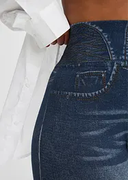 Legging sculptant sans coutures imitation jean, effet sculptant fort, bonprix
