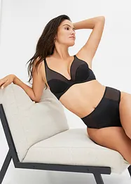 String taille haute avec empiècements en mesh, bonprix