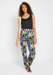 Pantalon palazzo en jersey doux, bonprix