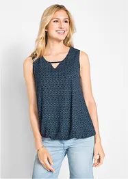 Top avec base élastiquée, bonprix