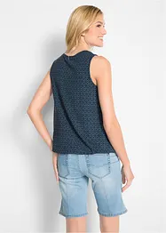 Top avec base élastiquée, bonprix