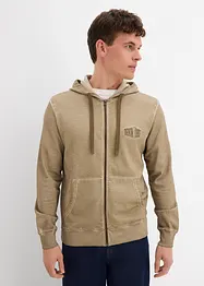 Sweat zippé à capuche, bonprix