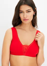 Lot de 2 soutiens-gorge moulés sans armatures en coton, bonprix