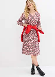 Robe en jersey de coton, longueur midi, bonprix