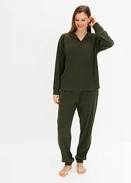 Ensemble d'intérieur en maille côtelée douce, bonprix