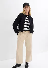Pantalon raccourci en twill, bonprix