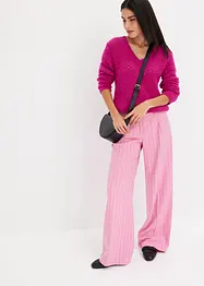 Pull ajouré avec fil peluche, bonprix