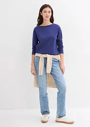 T-shirt boxy en coton lourd, bonprix