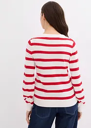 Pull à manches ballon légères, manches longues, bonprix
