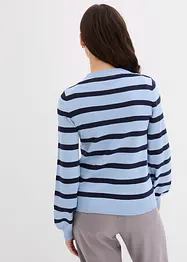Pull à manches ballon légères, manches longues, bonprix
