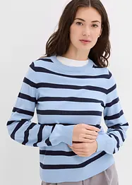 Pull à manches ballon légères, manches longues, bonprix