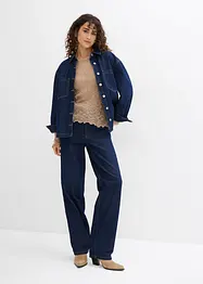 T-shirt en maille texturée, bonprix