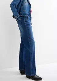 Jean droit taille haute, bonprix