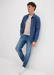 Jean extensible décontracté, en denim lourd, Tapered, bonprix