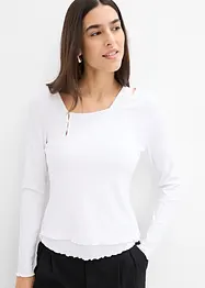 T-shirt 2 en 1, manches longues, bonprix