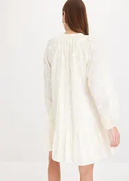 Robe avec fleurs appliquées, bonprix