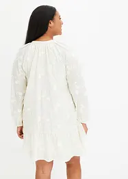 Robe avec fleurs appliquées, bonprix