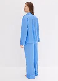 Pyjama oversize tissé en satin, bonprix
