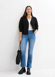 Gilet en maille à finitions côtelées, bonprix