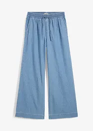 Jean Wide Leg, taille normale et élastiquée, bonprix