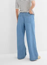 Jean Wide Leg, taille normale et élastiquée, bonprix