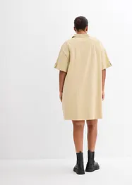 Robe-chemise en matière élastique, bonprix