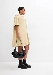 Robe-chemise en matière élastique, bonprix