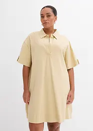 Robe-chemise en matière élastique, bonprix