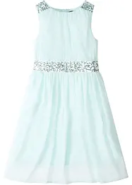 Robe en crêpe avec ceinture ornée de sequins, bonprix