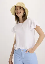 T-shirt à  manches volantées, bonprix
