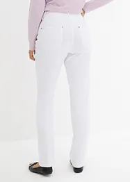 Pantalon droit extensible en bengaline, taille élastiquée, bonprix