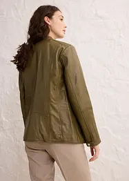 Veste en cuir nappa d’agneau, bonprix