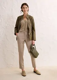 Veste en cuir nappa d’agneau, bonprix