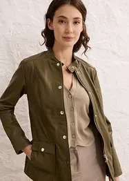 Veste en cuir nappa d’agneau, bonprix