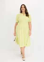 Robe midi à taille élastiquée, bonprix