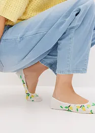 Lot de 8 paires de protège-pieds à bandes de silicone avec coton, bonprix