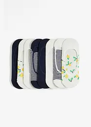 Lot de 8 paires de protège-pieds à bandes de silicone avec coton, bonprix