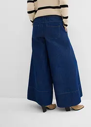 Jean large, taille mi-haute et élastiquée, bonprix
