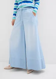 Jean large, taille mi-haute et élastiquée, bonprix